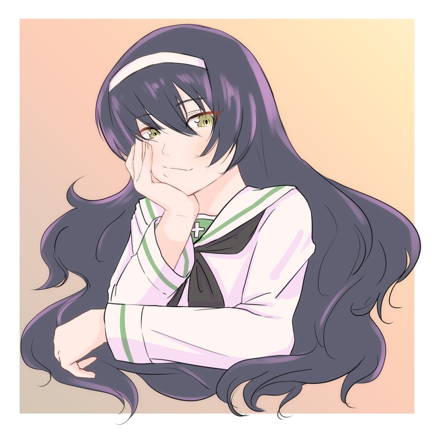 reizei mako (girls und panzer) drawn by oze_(xyz_go_go11)