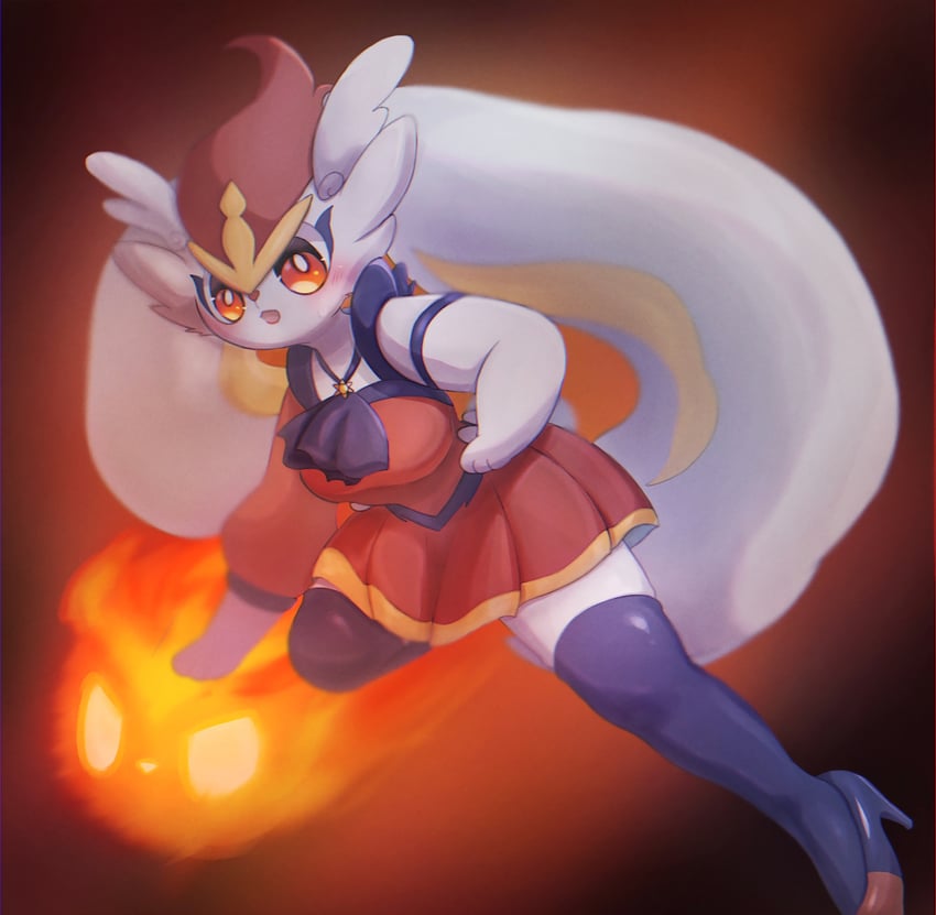 cinderace and gigantamax cinderace (pokemon) drawn by kagetsu_(pixiv_59460925)