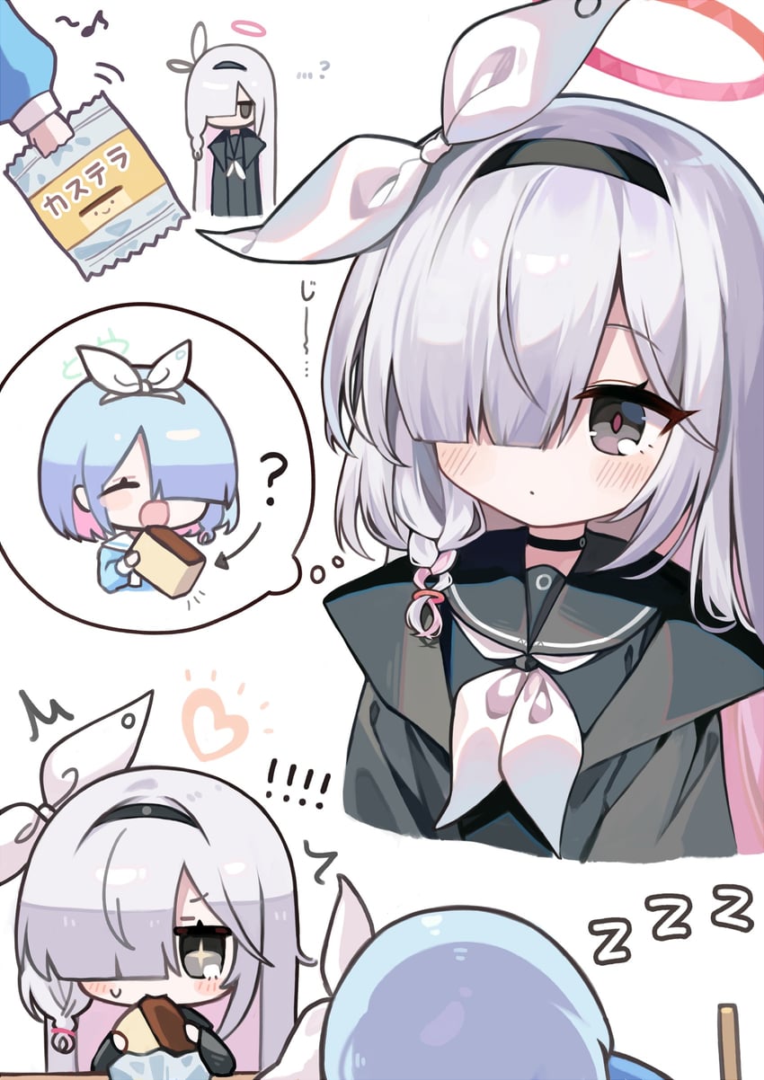 arona and plana (blue archive) drawn by pudding_(skymint_028)