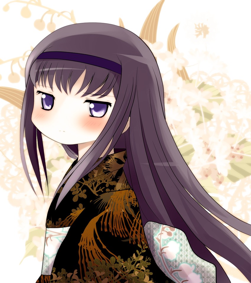 akemi homura (mahou shoujo madoka magica) drawn by yume_shokunin