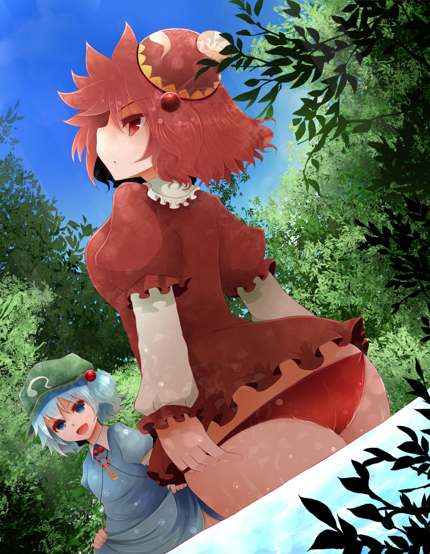 kawashiro nitori and kawashiro mitori (original and 1 more) drawn by arano_oki