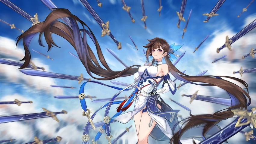 li sushang (honkai and 1 more) drawn by ye_hua_bai_liu
