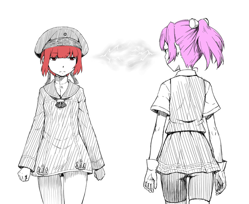 shiranui and z3 max schultz (kantai collection) drawn by minazuki_tsuyuha