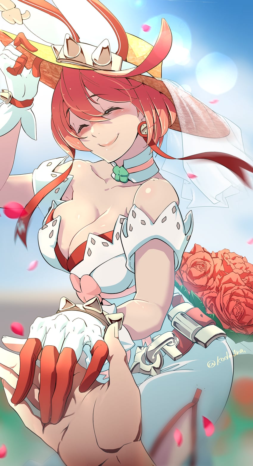elphelt valentine (guilty gear and 1 more) drawn by koda1ra