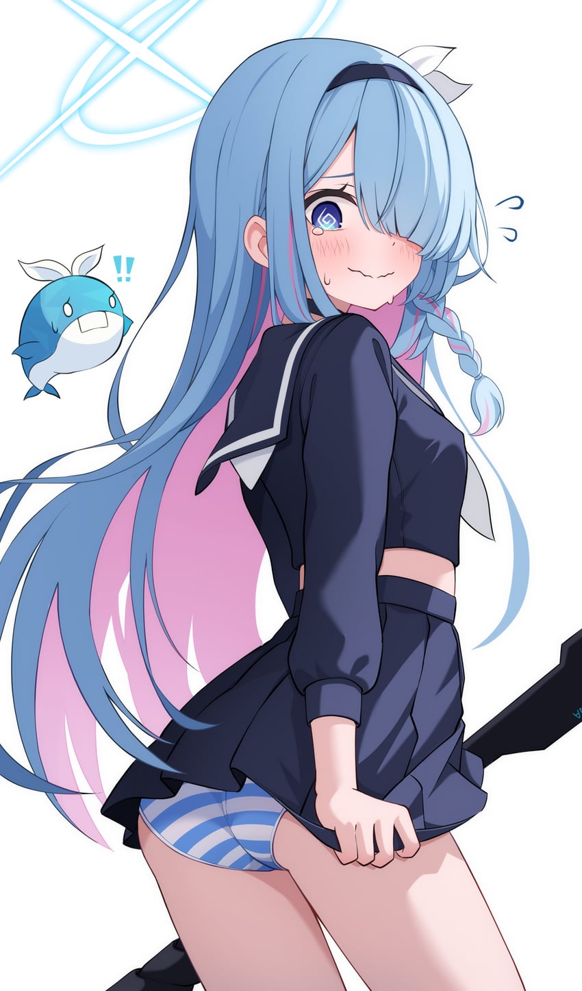 plana and general student council president (blue archive) drawn by shijima_(shijima_tc)