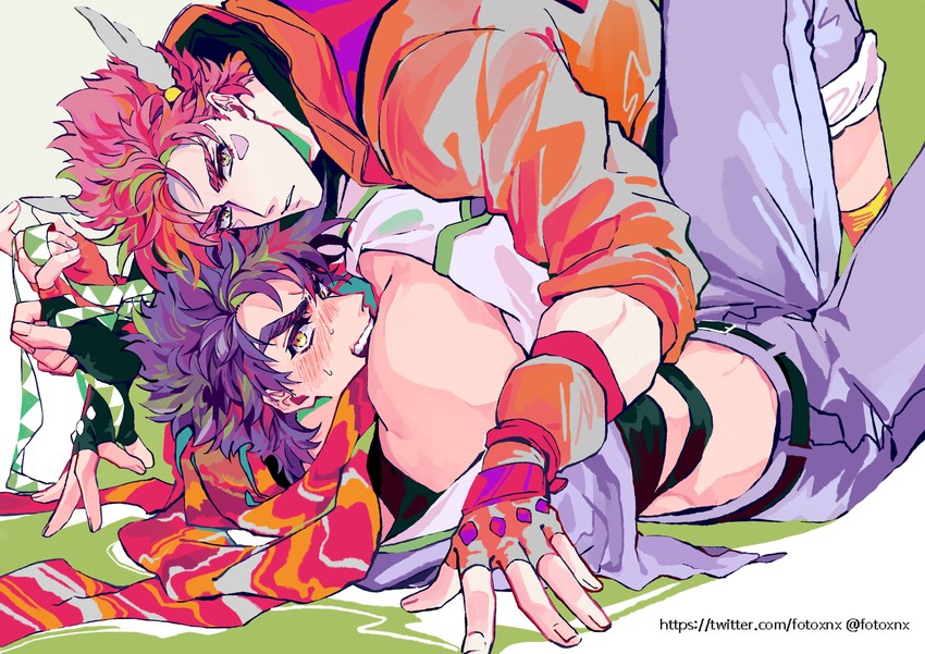 joseph joestar and caesar anthonio zeppeli (jojo no kimyou na bouken and 1 more) drawn by nigelungdayo