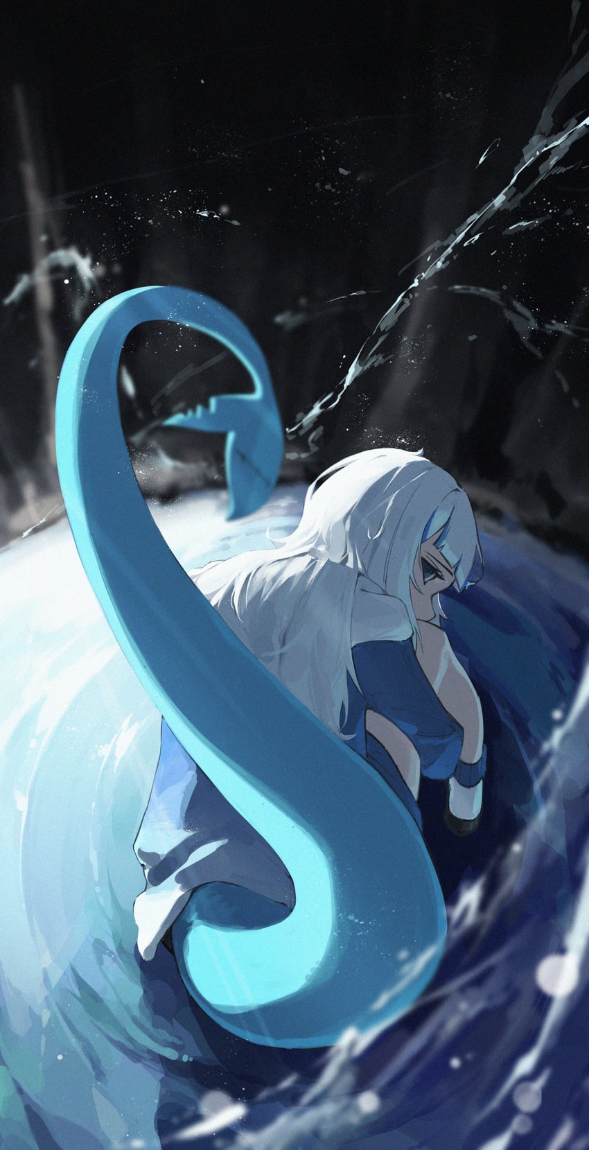 gawr gura (hololive and 1 more) drawn by edwin62293123