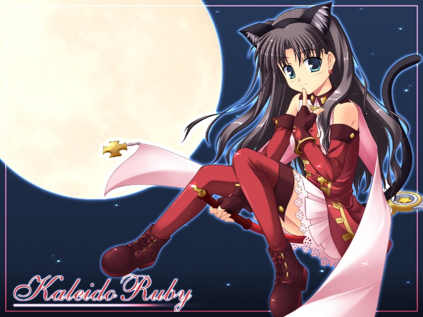 tohsaka rin and kaleido ruby (fate and 1 more) drawn by yuki_(white_garden)