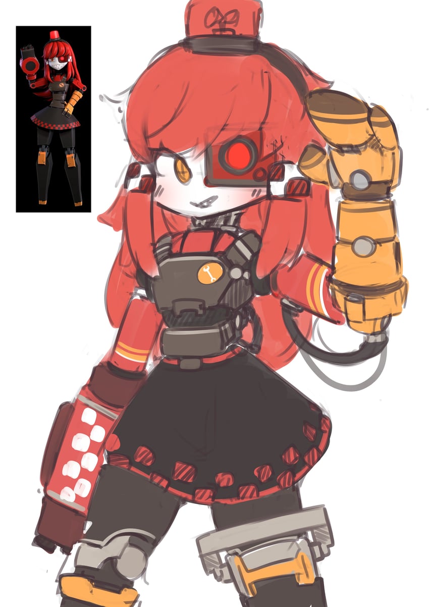 mimi-sentry (original and 1 more) drawn by nn_(eogks)
