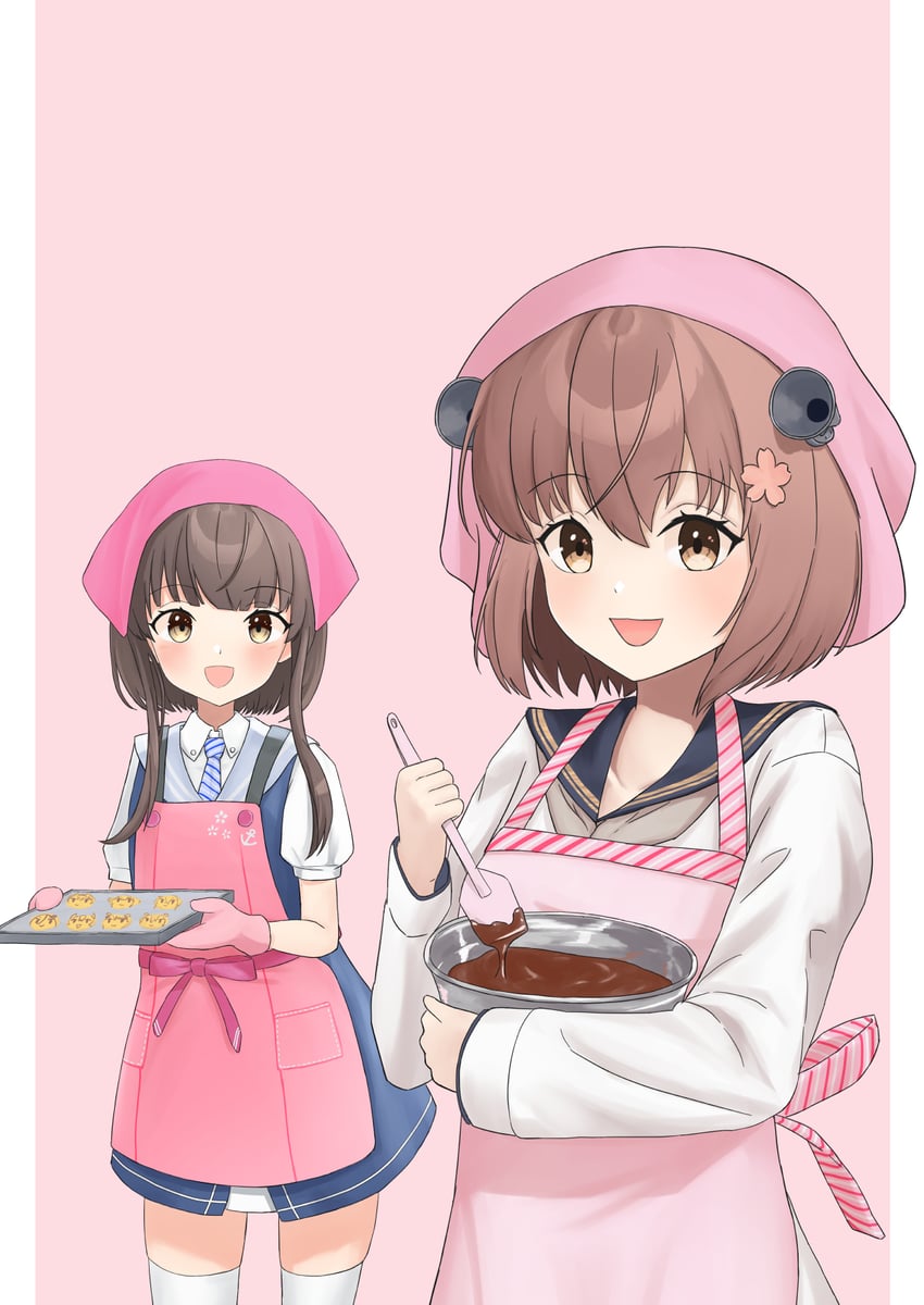 yukikaze, yukikaze kai ni, and ukuru (kantai collection) drawn by yuki_4040
