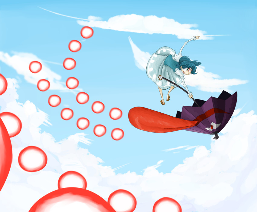 tatara kogasa (touhou and 1 more) drawn by derpcat_(deviantart)