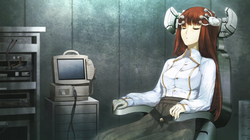 shiina kagari (steins;gate and 1 more) drawn by huke