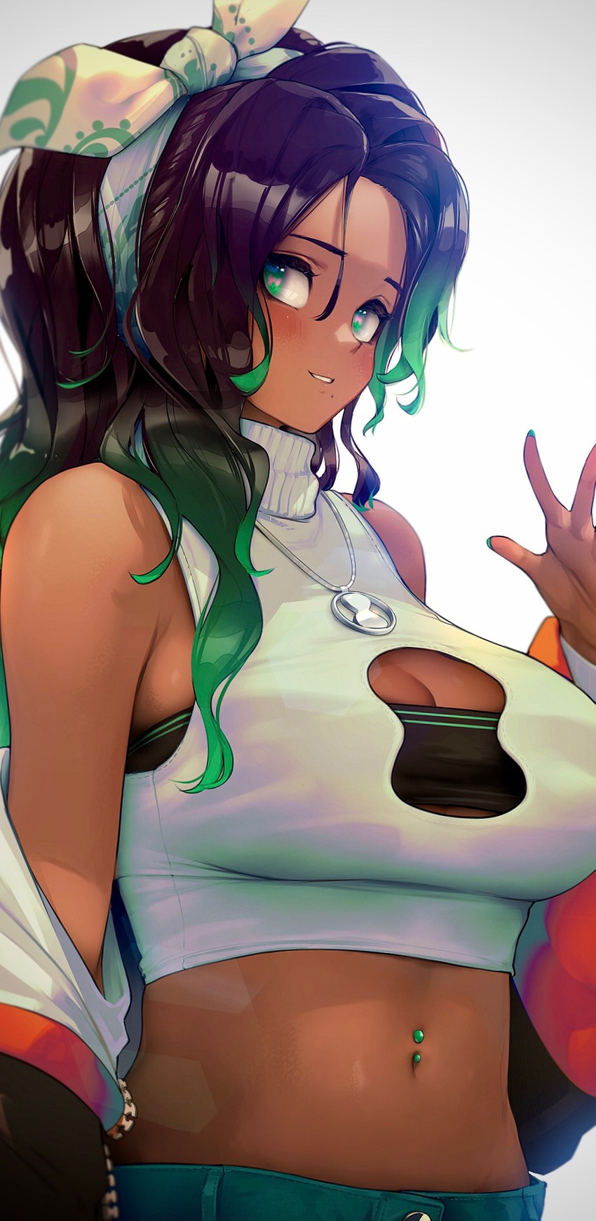 marina (splatoon and 1 more) drawn by kashu_(hizake)