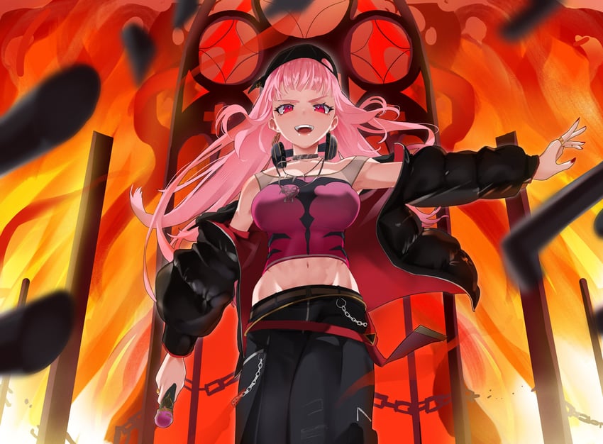 mori calliope (hololive and 1 more) drawn by daaku_(koizumi_arata)