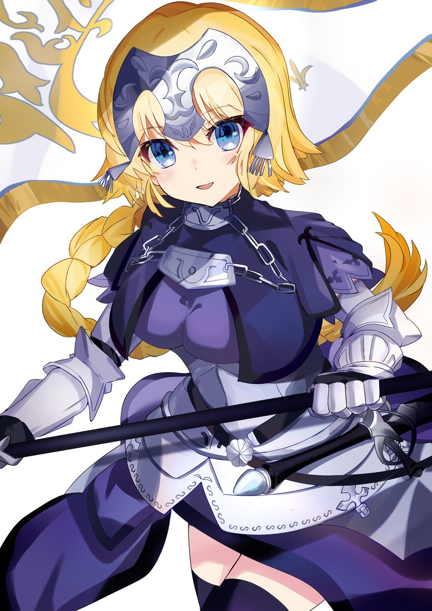jeanne d'arc (fate and 2 more) drawn by same_(sendai623)
