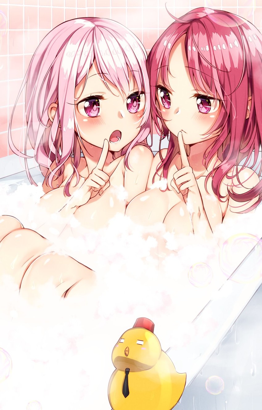 koi pink-chan and usui pink-chan (original) drawn by sakuragi_ren