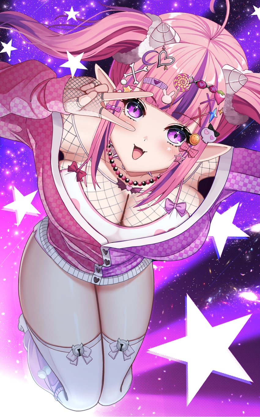 ironmouse (vshojo) drawn by hossy