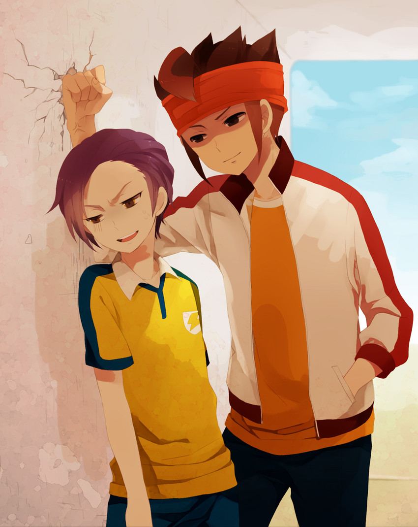 endou mamoru and minamisawa atsushi (inazuma eleven and 1 more) drawn by ono_(0_no)