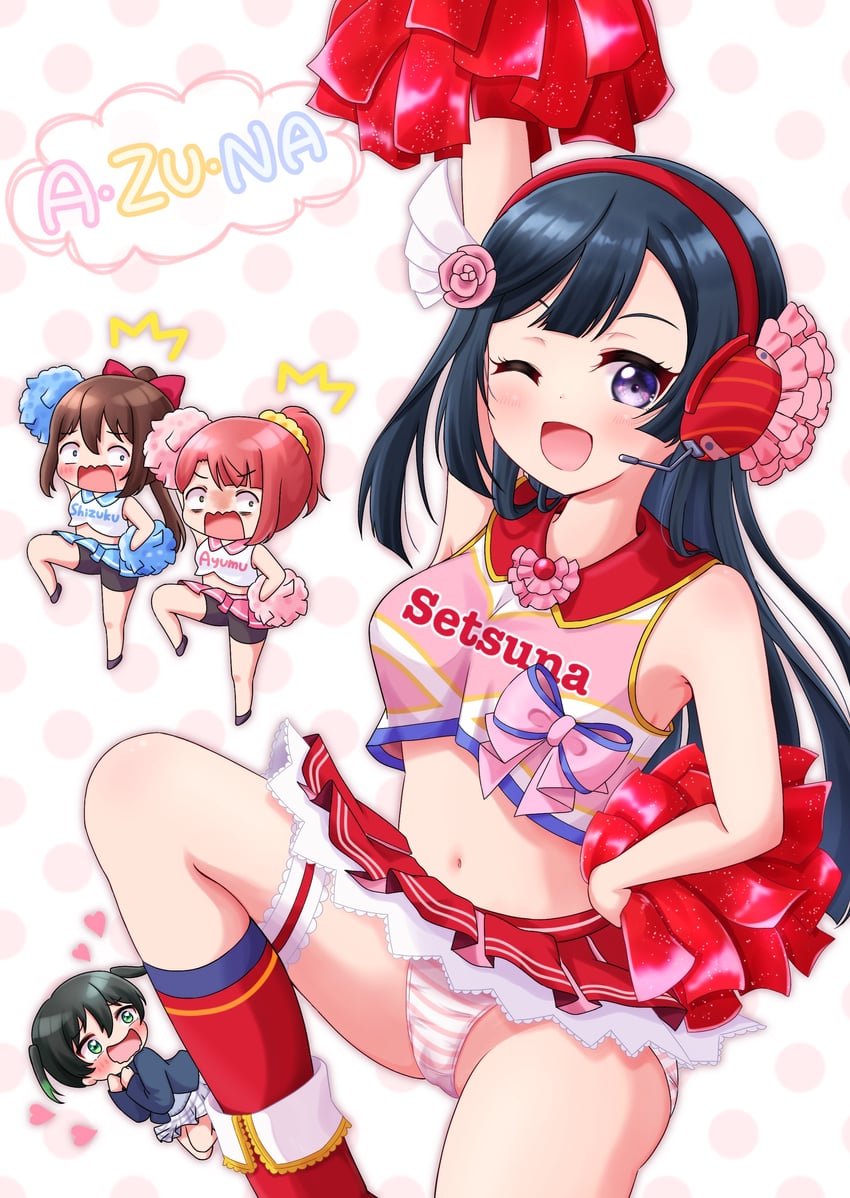 yuki setsuna, uehara ayumu, takasaki yu, and osaka shizuku (love live! and 1 more) drawn by ritaso