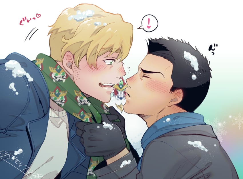 ao isami, lewis smith, and bravern (twitter and 1 more) drawn by tometo_pot