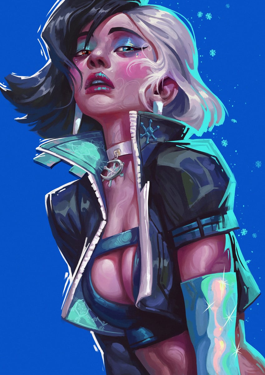 luna snow (marvel and 1 more) drawn by nikita_kapitunov