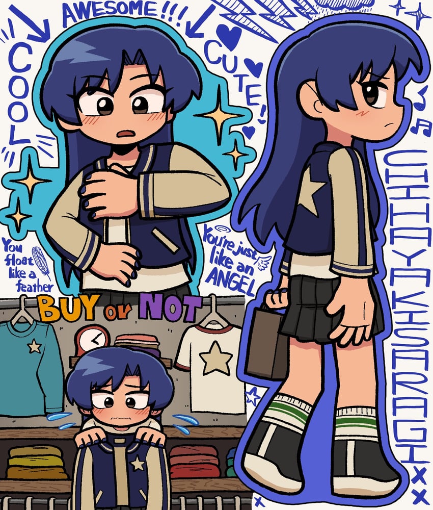 kisaragi chihaya (idolmaster and 2 more) drawn by fis_(t83192933)