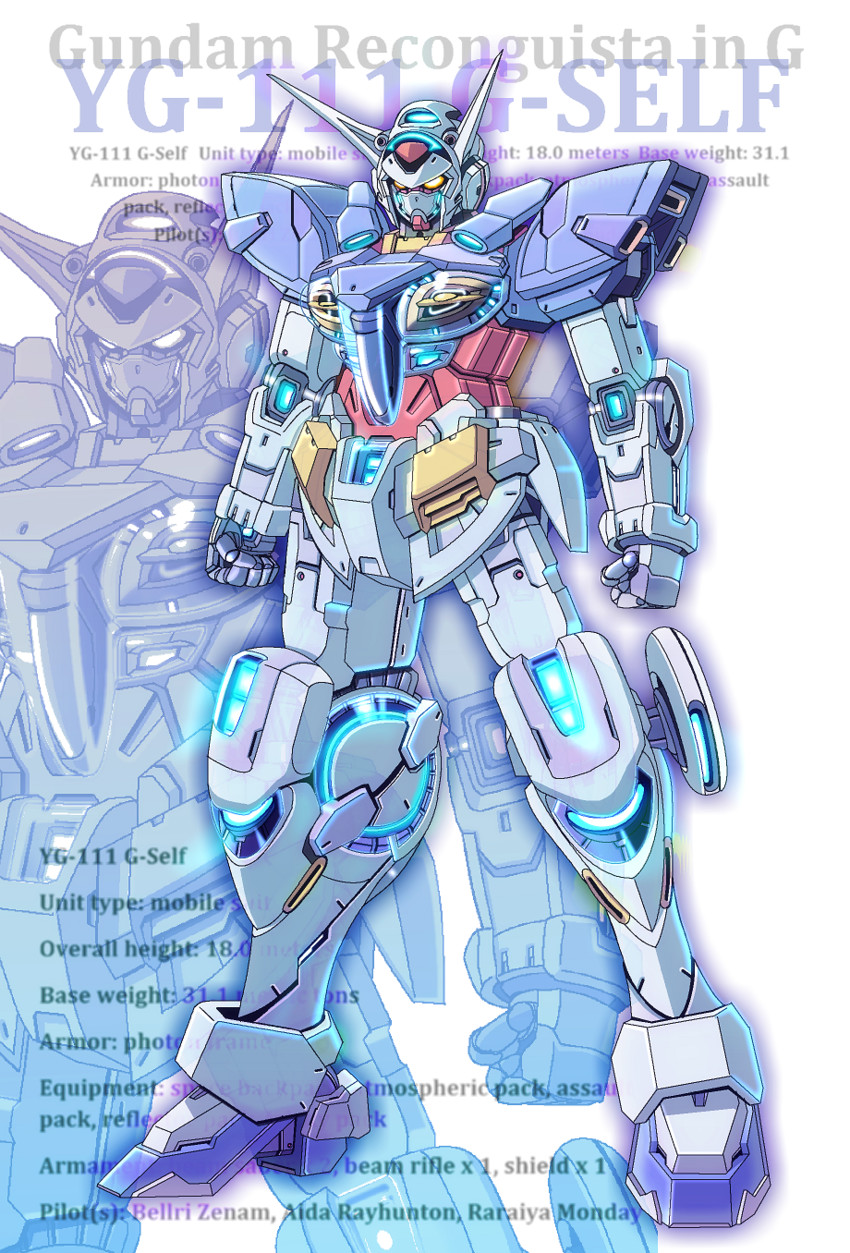 g-self (gundam and 1 more) drawn by joy_(cyber_x_heaven)