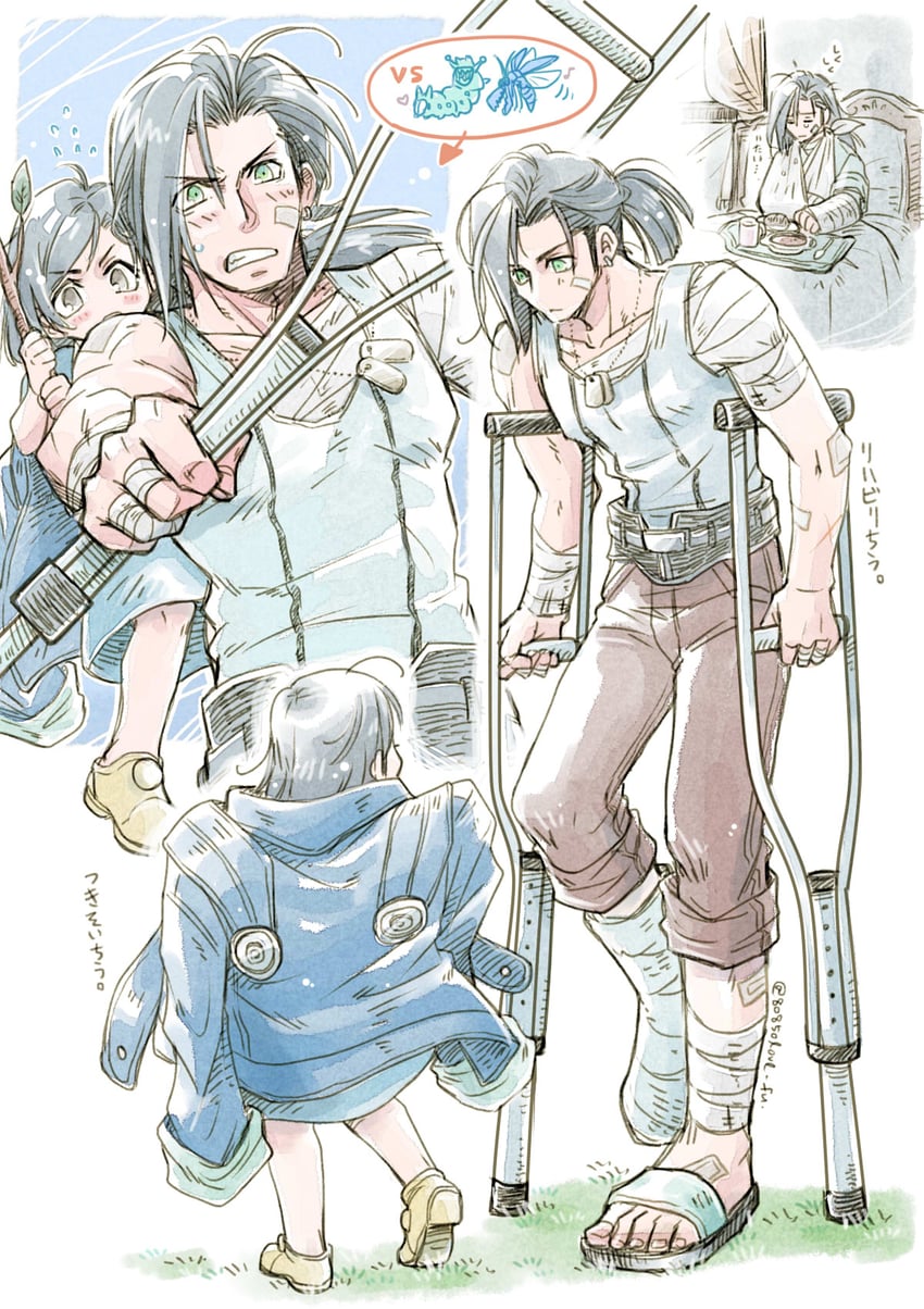 laguna loire and ellone (final fantasy and 1 more) drawn by 80850love_fu