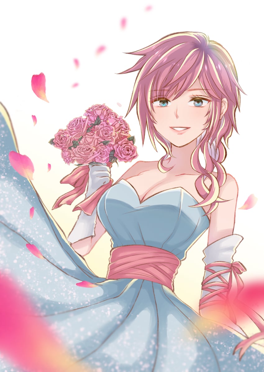 lightning farron (final fantasy and 1 more) drawn by karin_(uzura_97)