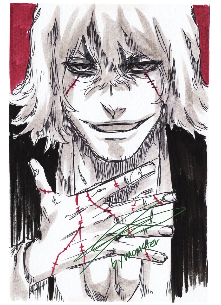 urahara kisuke (bleach and 1 more) drawn by monster_art_(rlawnsgr7)