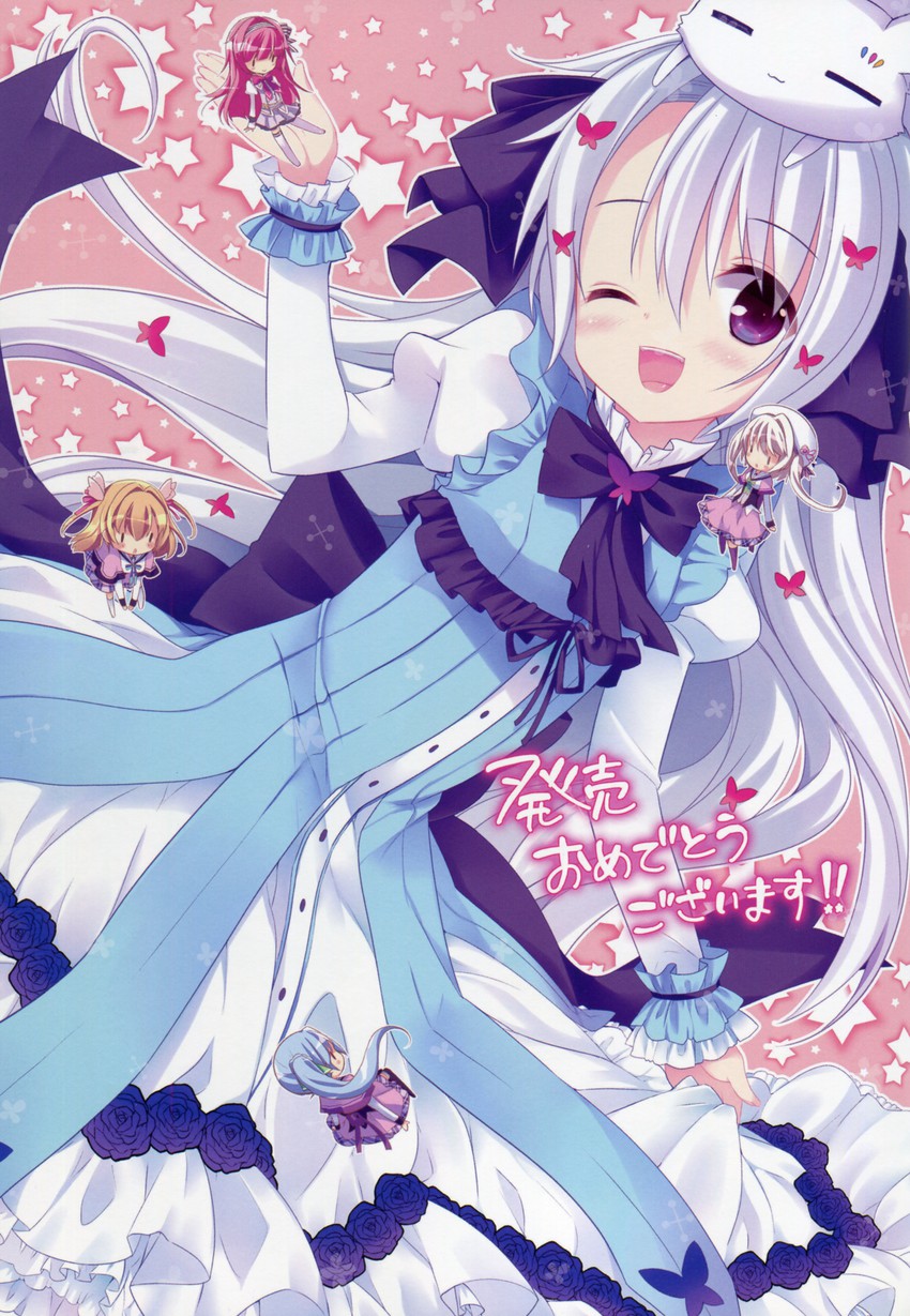 jinpou anne, tsukishima yuuri, asaba konami, ichinose mio, and tina (koi ga saku koro sakura doki)