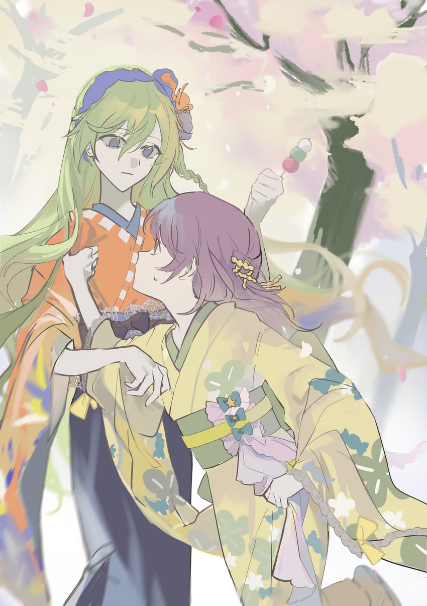 alina gray and misono karin (mahou shoujo madoka magica and 1 more) drawn by tsukinaga1028