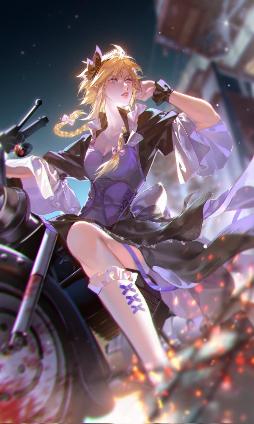 cloud strife (final fantasy and 2 more) drawn by cuntouxiaoyeju