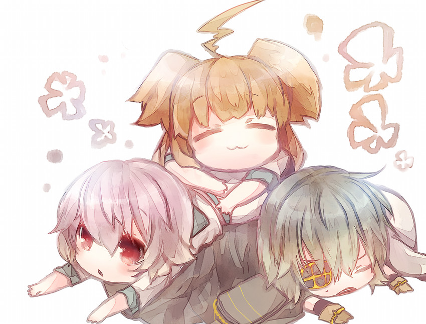 kiso, kuma, and tama (kantai collection) drawn by sugino_(patrassyar)