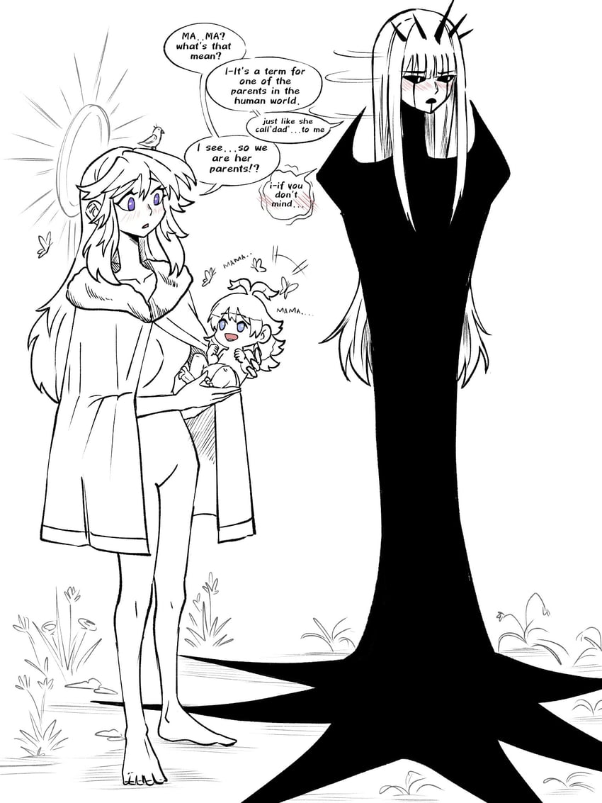 mori calliope, takanashi kiara, and kobo kanaeru (hololive and 2 more) drawn by jasper_xandros