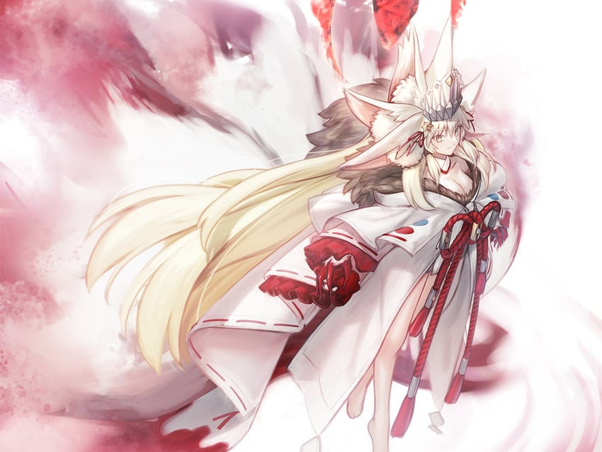 tamamo and koyanskaya (fate and 1 more) drawn by shoori_(migiha)