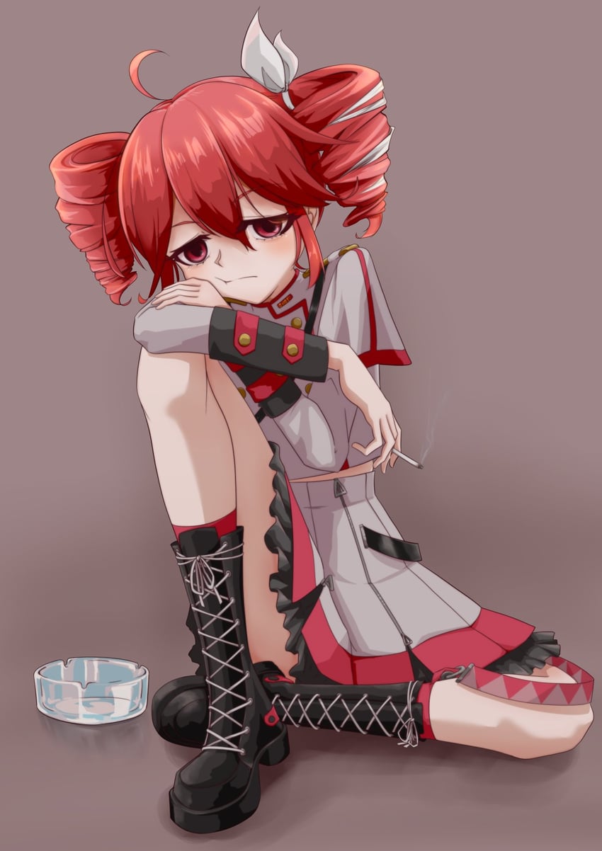 kasane teto (utau and 1 more) drawn by horosui