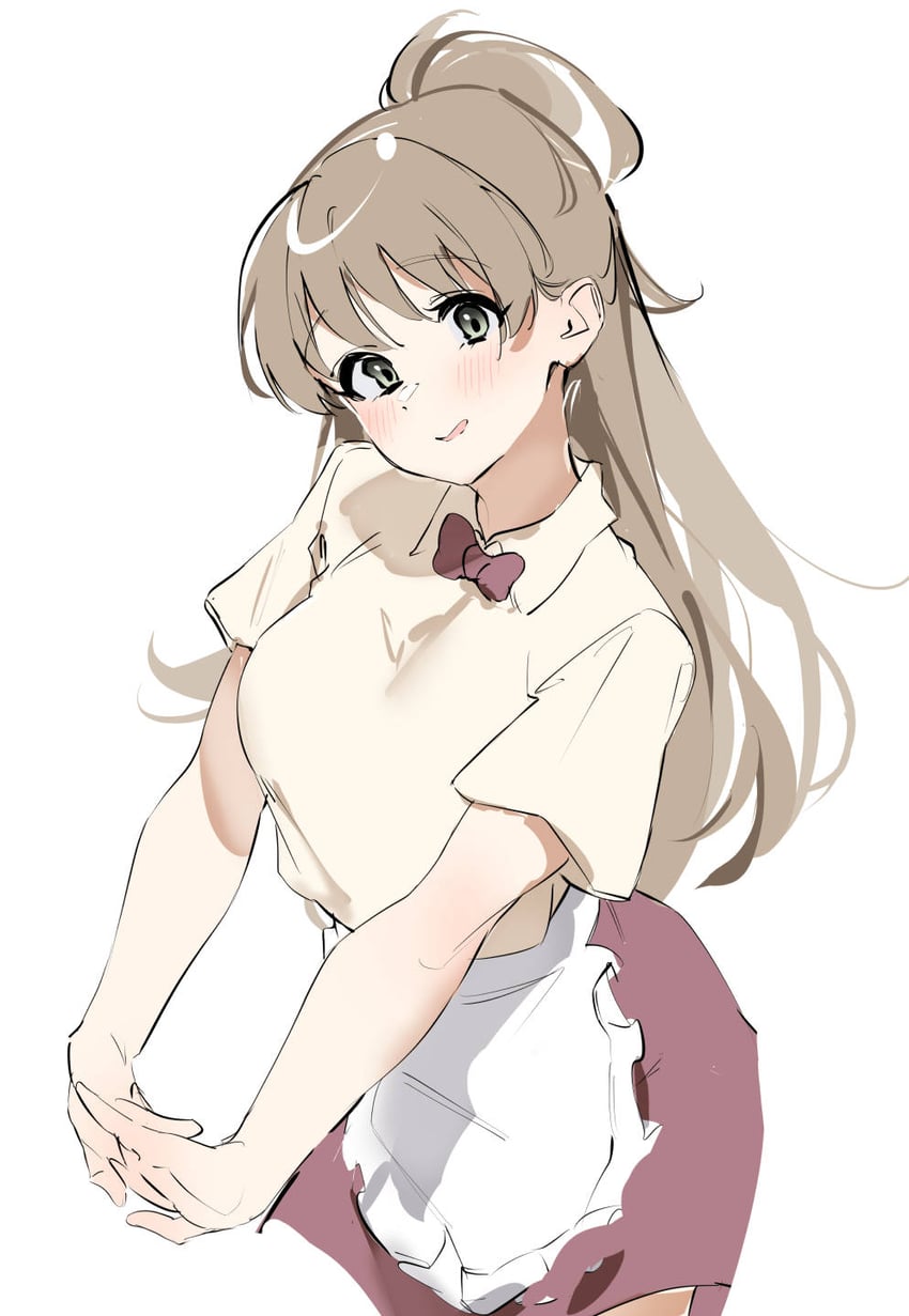 makihara shiho (idolmaster and 2 more) drawn by karan
