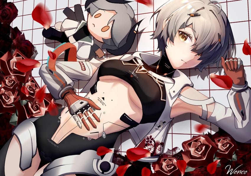 yata and yata: fulgor (punishing: gray raven) drawn by wence