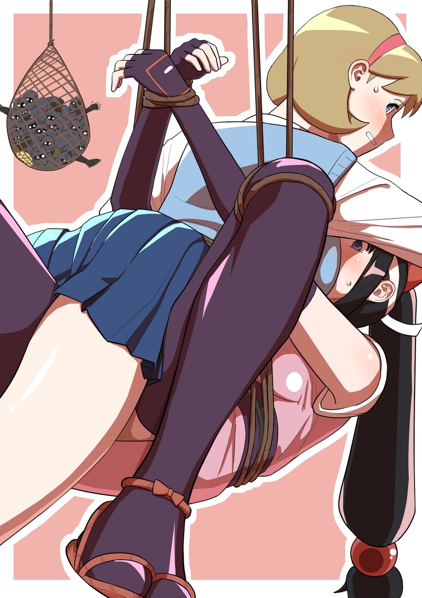 shinobu, onsokumaru, and shiranui kaede (ninin ga shinobuden) drawn by kimuratoageage_daimyoujin