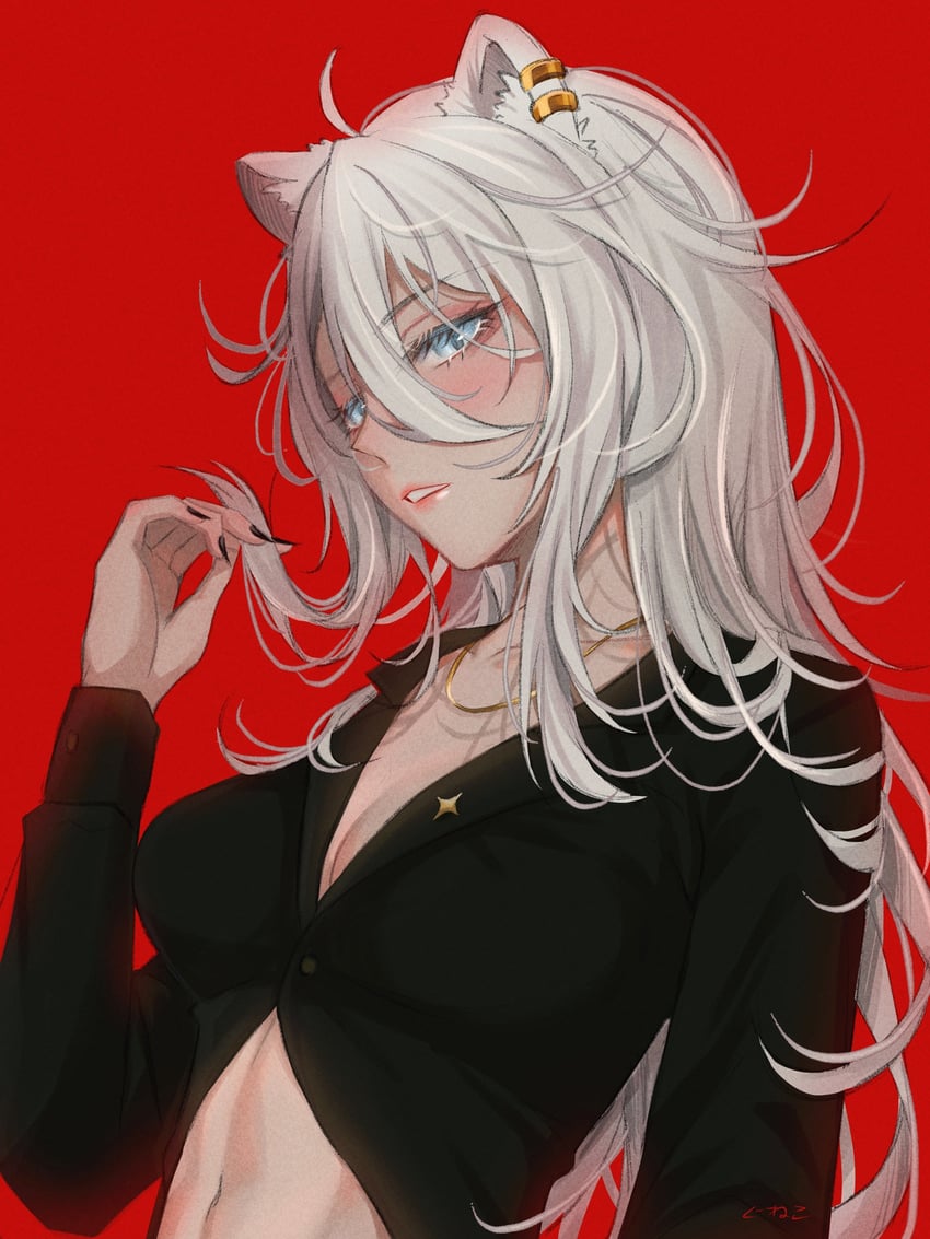 shishiro botan (hololive and 1 more) drawn by kuuneko