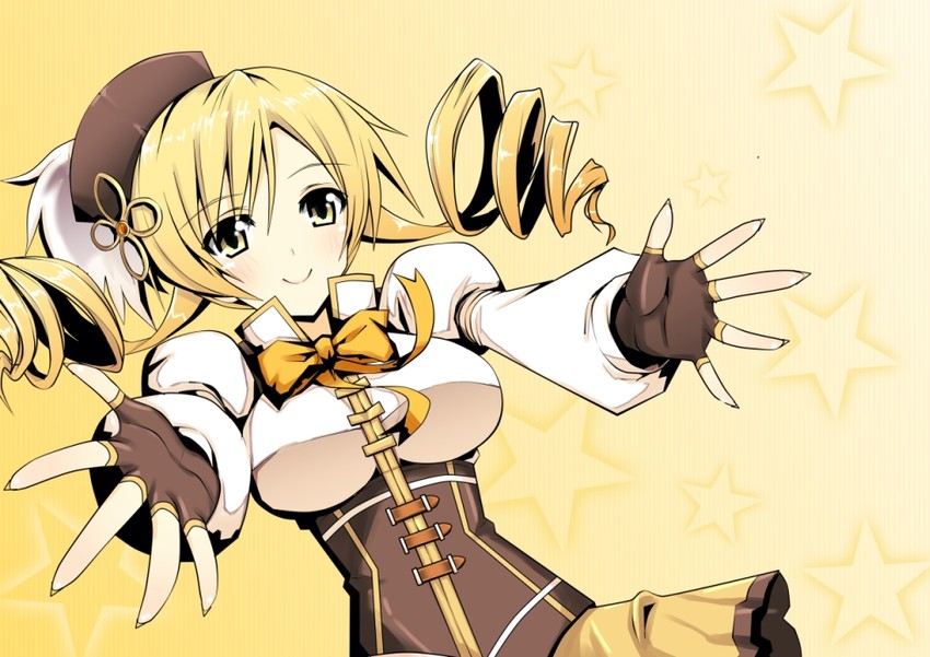 tomoe mami (mahou shoujo madoka magica) drawn by nanakusa_amane