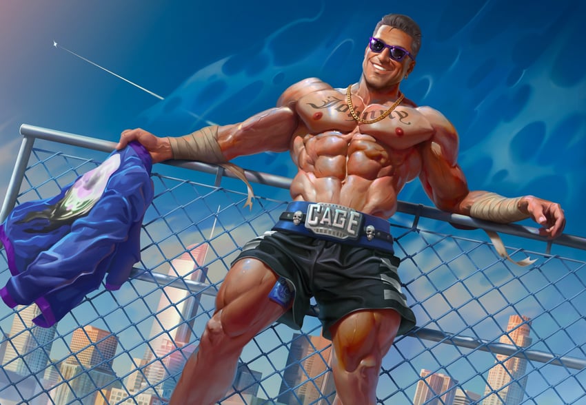 johnny cage (mortal kombat and 1 more) drawn by qaisan