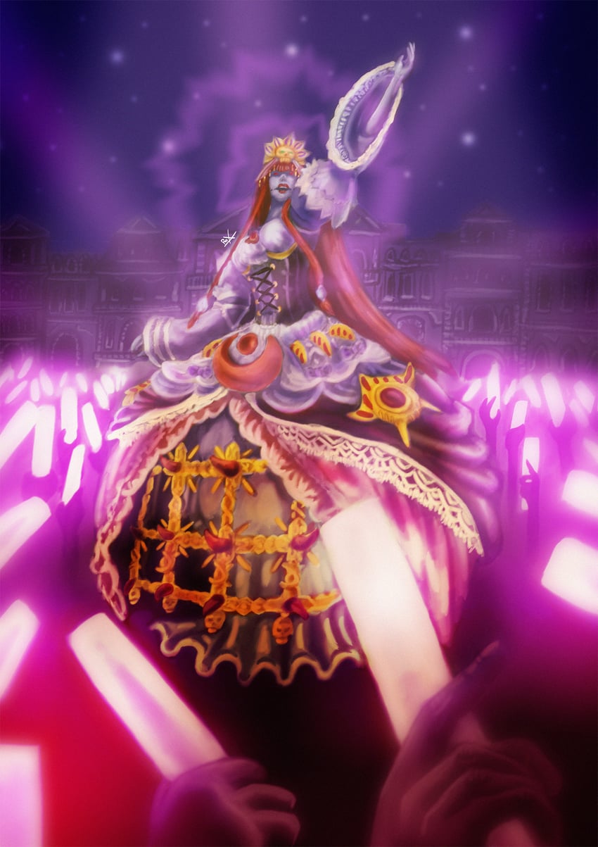 baal zebul (bayonetta and 1 more) drawn by rox93