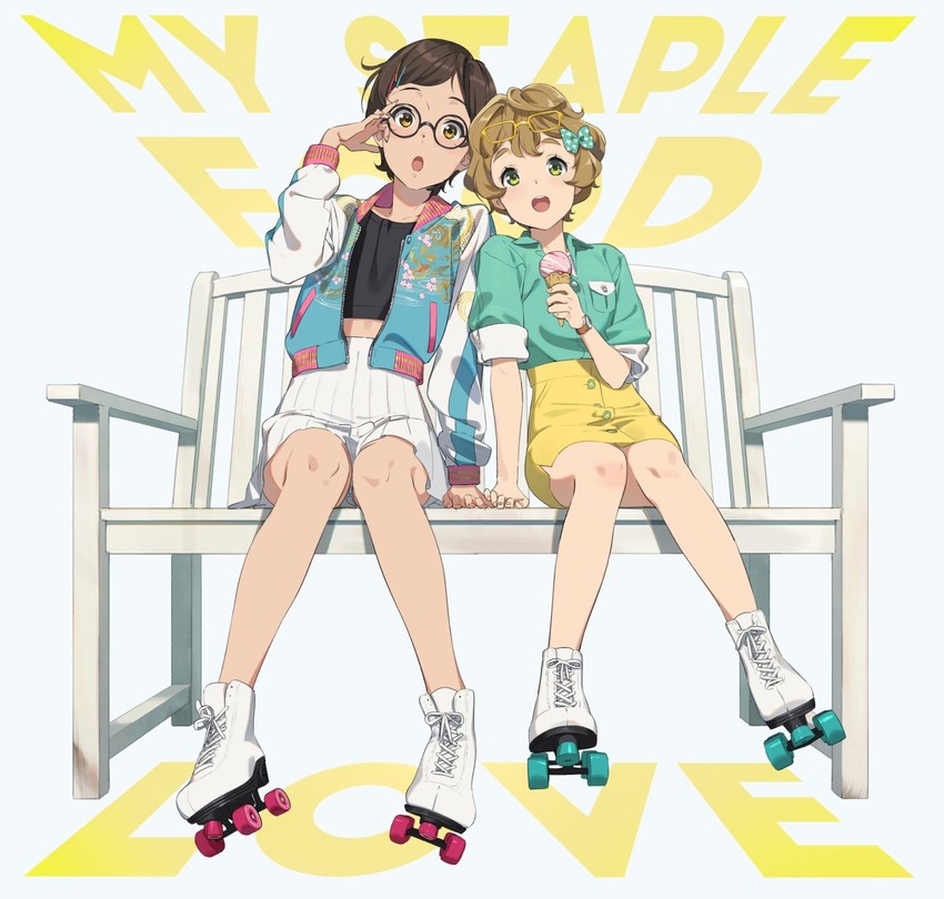 kawashima sapphire and katou hazuki (hibike! euphonium) drawn by kamo_kamen
