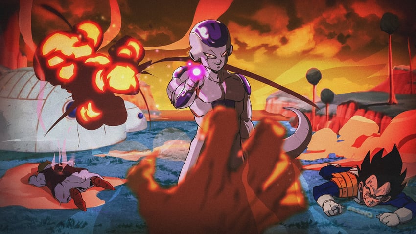 vegeta, piccolo, frieza, final form frieza, and dende (dragon ball and 1 more) drawn by broonoart