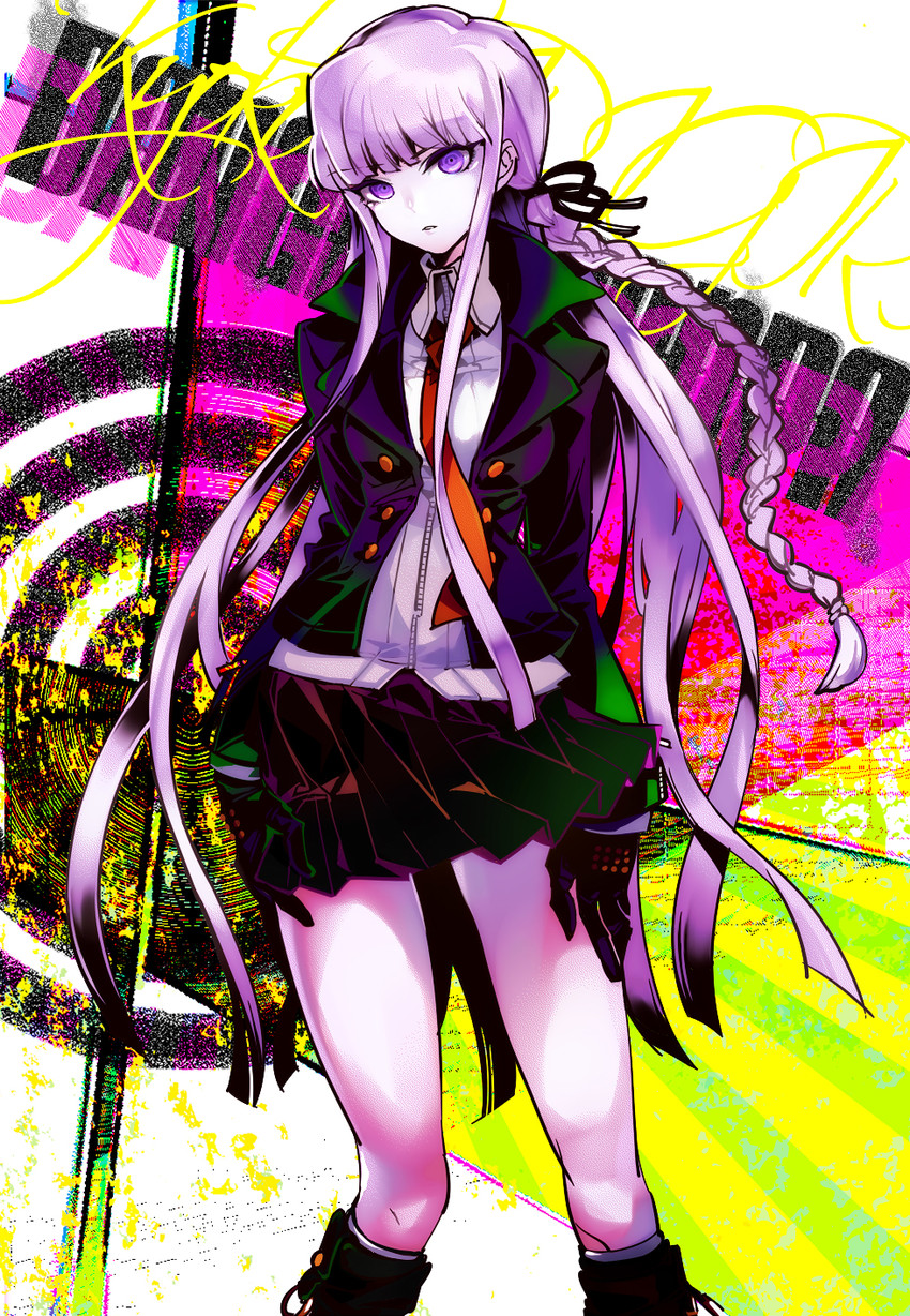 kirigiri kyoko (danganronpa and 1 more) drawn by yukizen