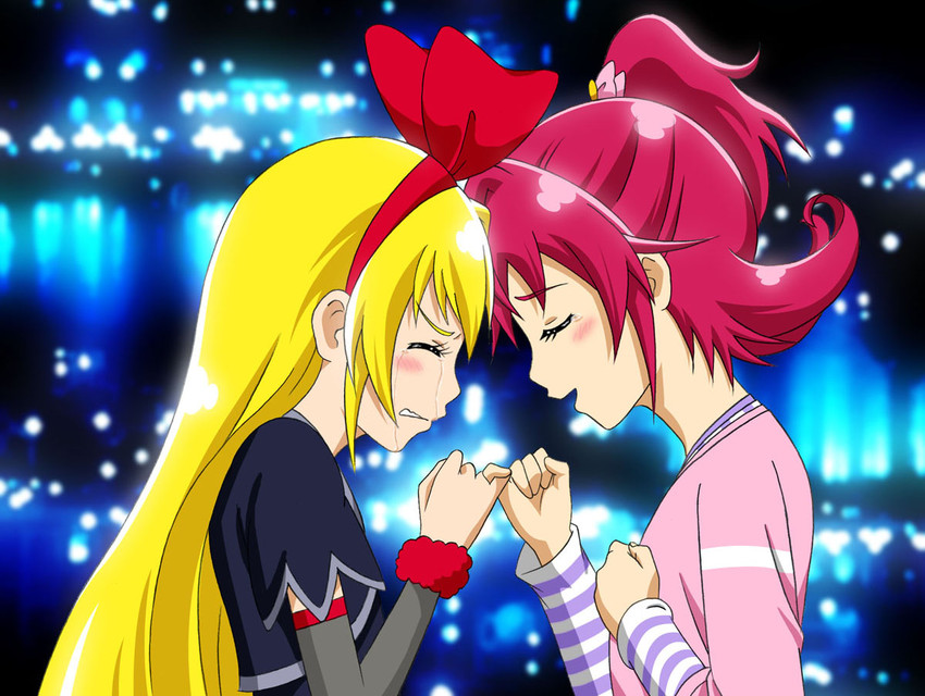 aida mana and regina (precure and 1 more) drawn by fuchi_(nightmare)