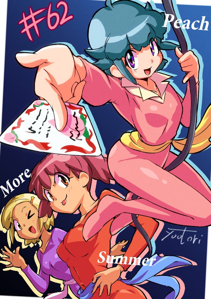 angol mois, hinata natsumi, and nishizawa momoka (keroro gunsou) drawn by you_bird