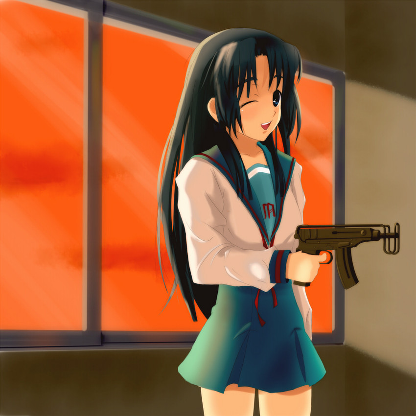 asakura ryoko (suzumiya haruhi no yuuutsu) drawn by u-suke_(supertie)
